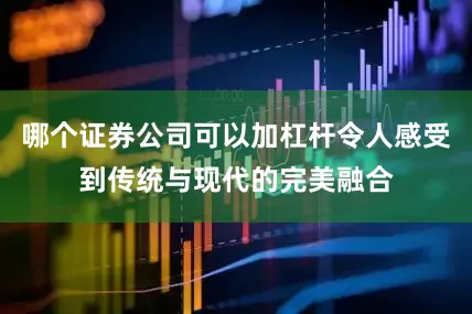 哪个证券公司可以加杠杆令人感受到传统与现代的完美融合
